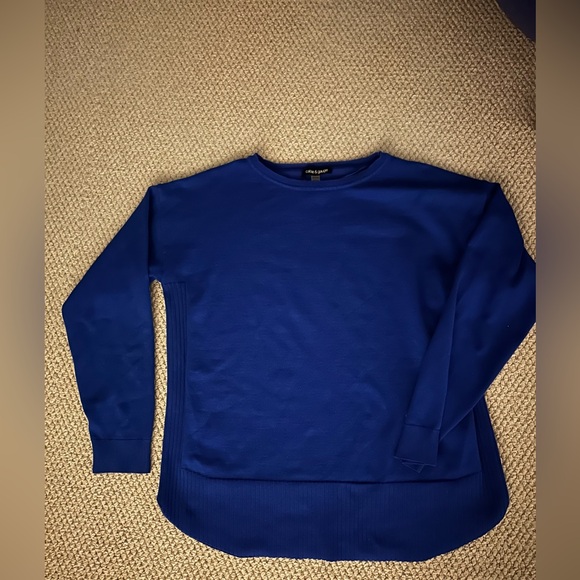 Cable & Gauge Royal Blue Sweater - Picture 8 of 8